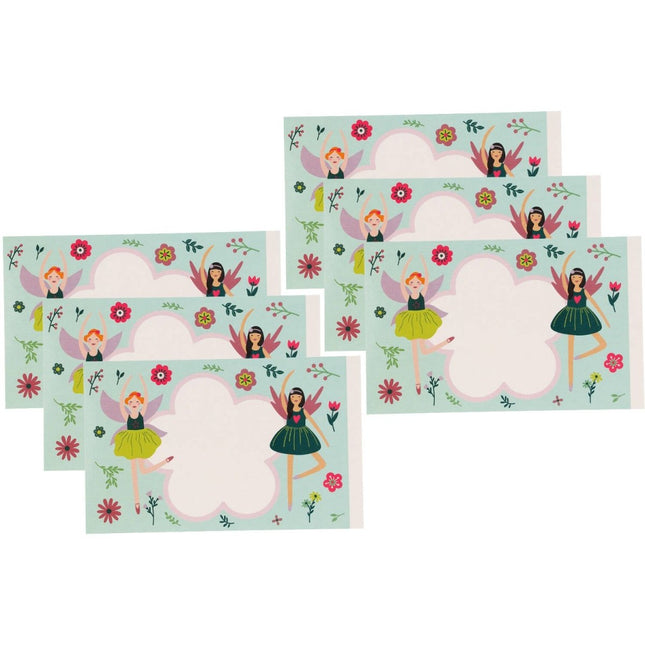 Ballerina Stickers Bellenblaas 6st van Folat koop je bij Partywinkel