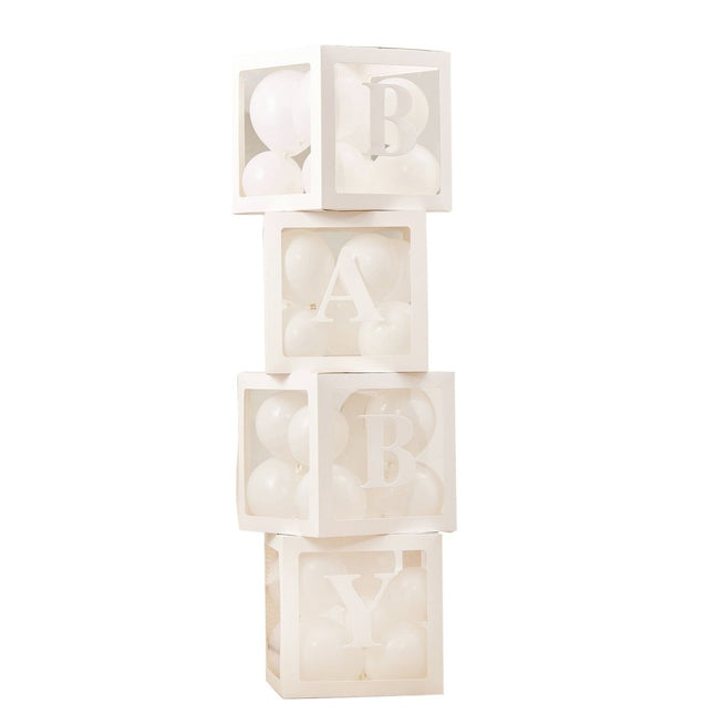 Ballon Boxen Baby 30cm van Ginger Ray koop je bij Partywinkel
