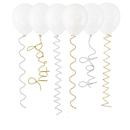 Ballon Decoratiekoorden 6st van Unique koop je bij Partywinkel