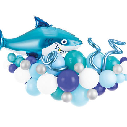 Ballon Slinger Haai 15 delig van Partydeco koop je bij Partywinkel
