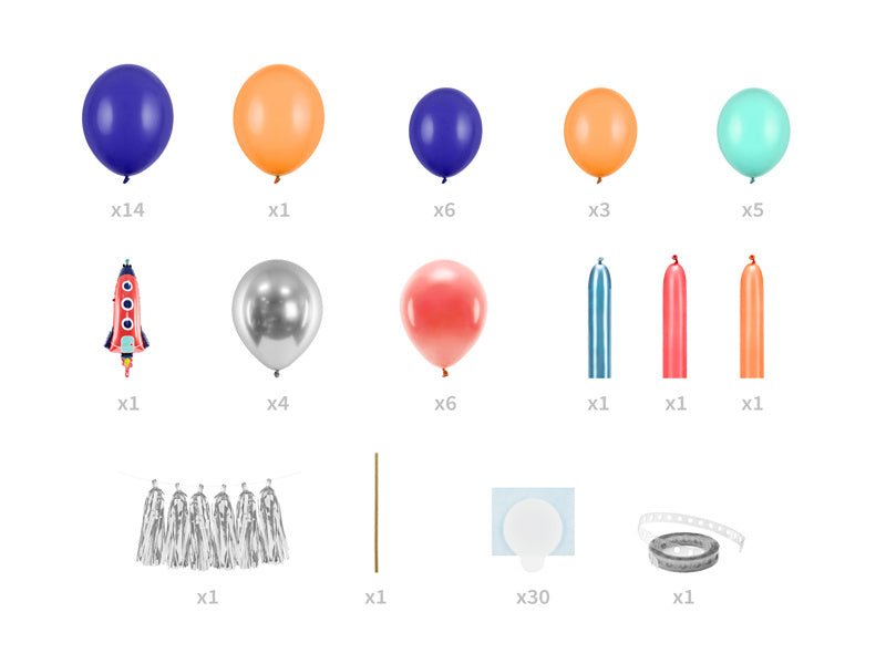 Ballon Slinger Space 15 delig van Partydeco koop je bij Partywinkel
