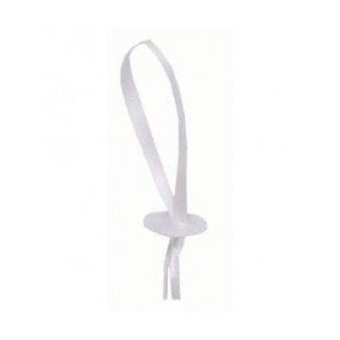 Ballon Snelsluiters Wit met Lint 100st van WeFiesta koop je bij Partywinkel