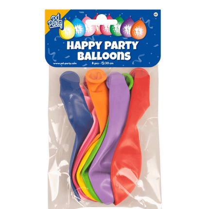 Ballonnen 11 Jaar Meerkleurig 30cm 8st van Paper Dreams koop je bij Partywinkel