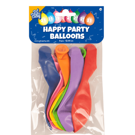 Ballonnen 21 Jaar Hoera 30cm 8st van Paper Dreams koop je bij Partywinkel