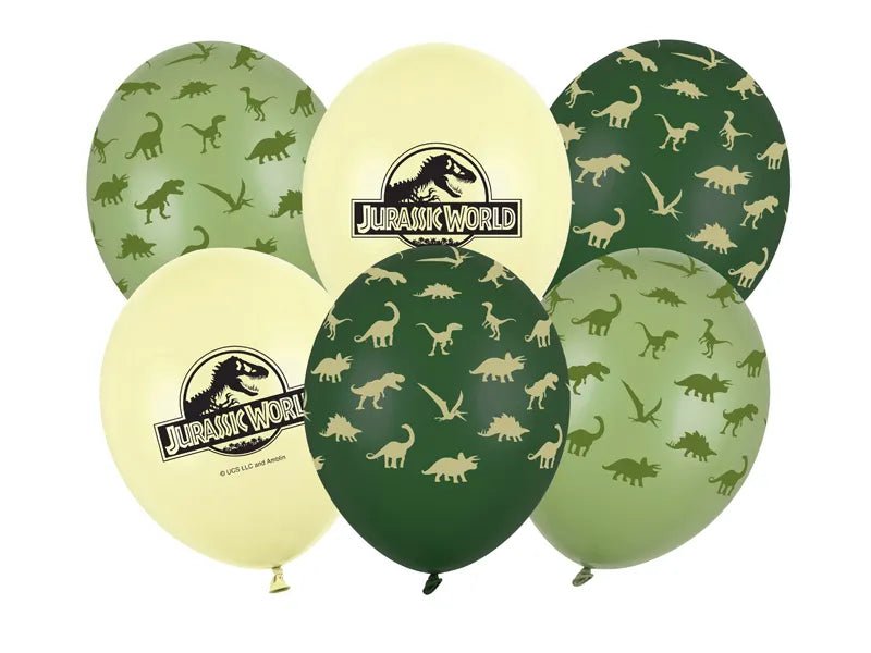 Ballonnen 30 cm, Jurassic World, mix van Partydeco koop je bij Partywinkel