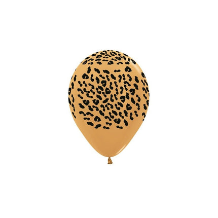 Ballonnen Animal Print Metallic Ink 12cm 50st van Sempertex koop je bij Partywinkel
