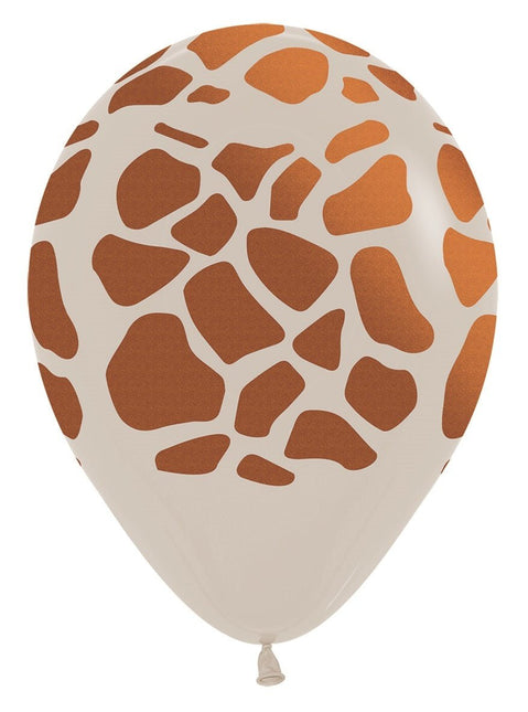 Ballonnen Animal Print Metallic Ink 30cm 25st van Sempertex koop je bij Partywinkel