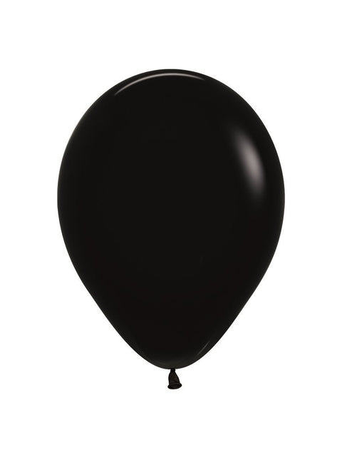 Ballonnen Black 23cm 50st van Sempertex koop je bij Partywinkel