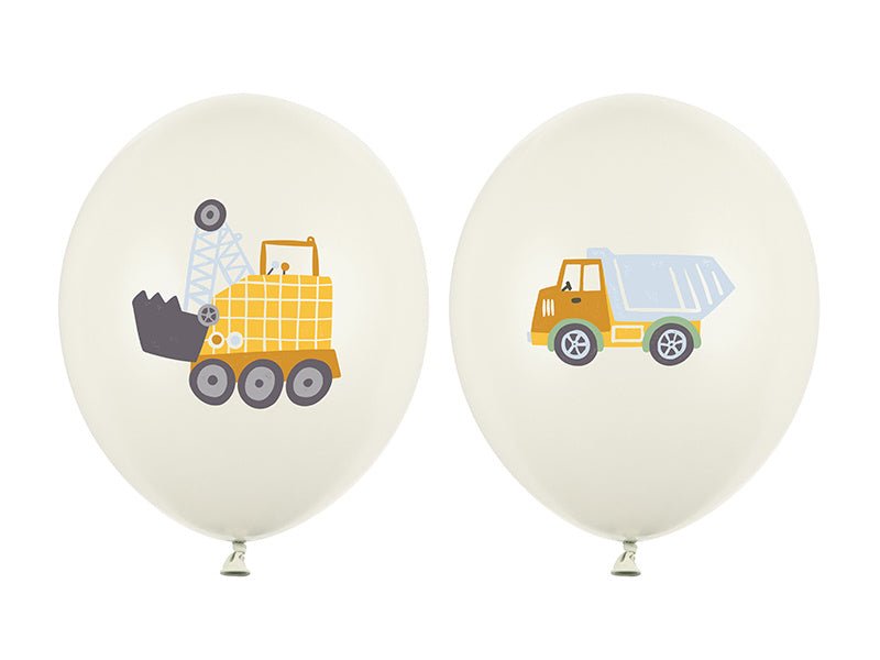 Ballonnen Bouwvoertuigen 30cm 50st van Partydeco koop je bij Partywinkel