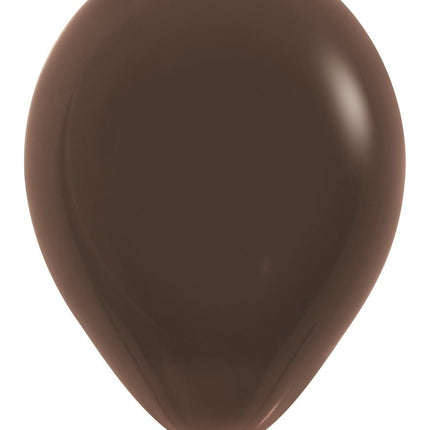 Ballonnen Chocolate Brown 30cm 50st van Sempertex koop je bij Partywinkel