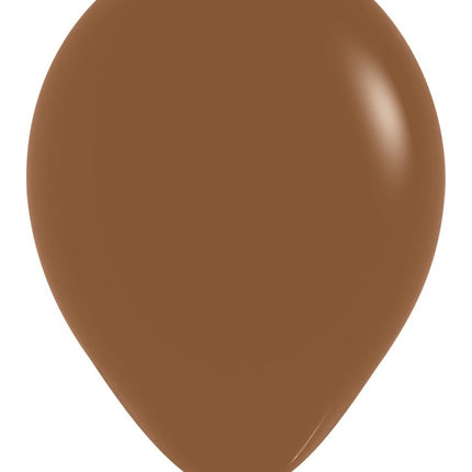 Ballonnen Coffee 30cm 12st van Sempertex koop je bij Partywinkel