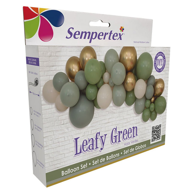 Ballonnen DIY Balloon Kit Leafy Green van Sempertex koop je bij Partywinkel