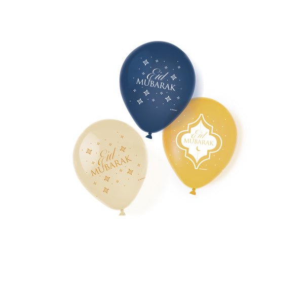 Ballonnen Eid Ramadan 27,5cm 6st van Riethmueller koop je bij Partywinkel