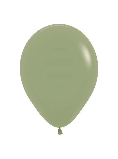Ballonnen Eucalyptus 23cm 50st van Sempertex koop je bij Partywinkel
