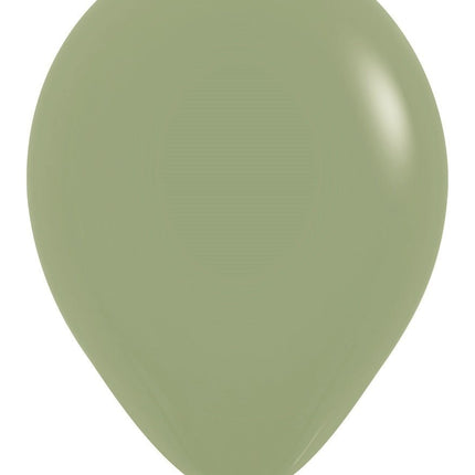 Ballonnen Eucalyptus 30cm 12st van Sempertex koop je bij Partywinkel