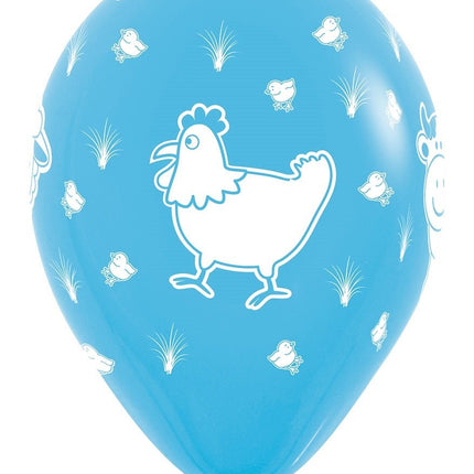 Ballonnen Farm Animals Mix 30cm 25st van Sempertex koop je bij Partywinkel