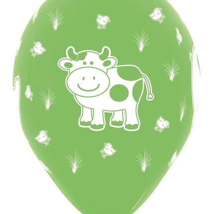 Ballonnen Farm Animals Mix 30cm 25st van Sempertex koop je bij Partywinkel