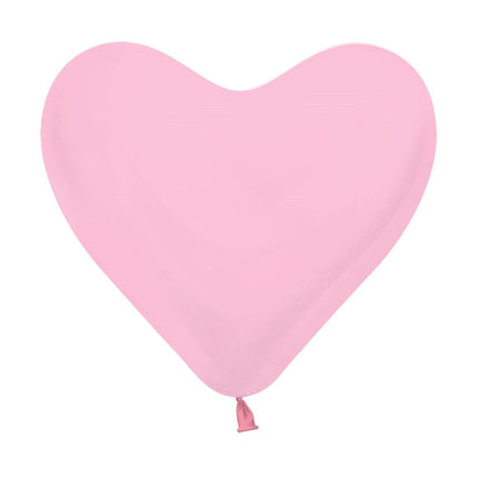 Ballonnen Hart Pink 30cm 50st van Sempertex koop je bij Partywinkel