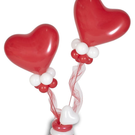 Ballonnen Hart Red 30cm 50st van Sempertex koop je bij Partywinkel