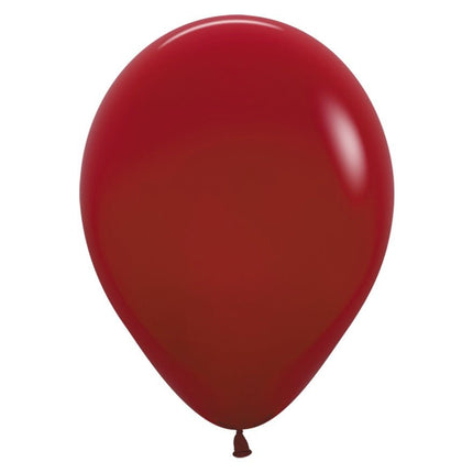 Ballonnen Imperial Red 25cm 50st van Sempertex koop je bij Partywinkel