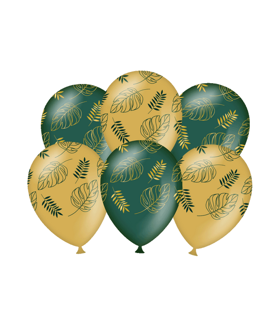 Ballonnen Jungle 30cm 6st van Paper Dreams koop je bij Partywinkel