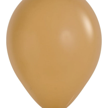 Ballonnen Latte 30cm 12st van Sempertex koop je bij Partywinkel