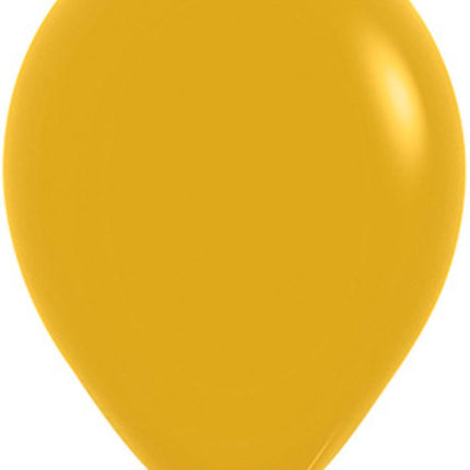 Ballonnen Mustard 30cm 50st van Sempertex koop je bij Partywinkel
