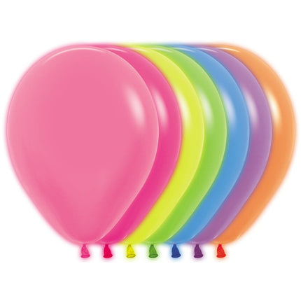 Ballonnen Neon Mix 23cm 50st van Sempertex koop je bij Partywinkel