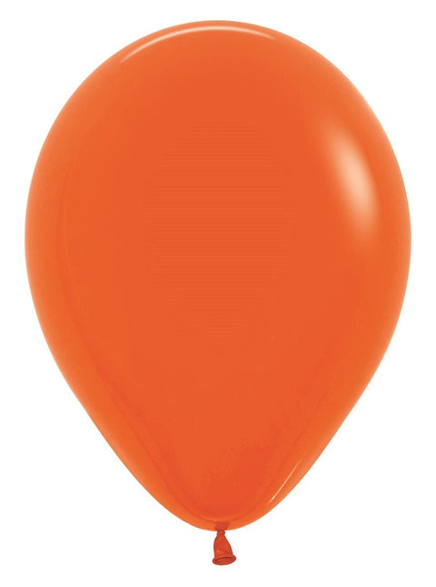 Ballonnen Orange 30cm 50st van Sempertex koop je bij Partywinkel