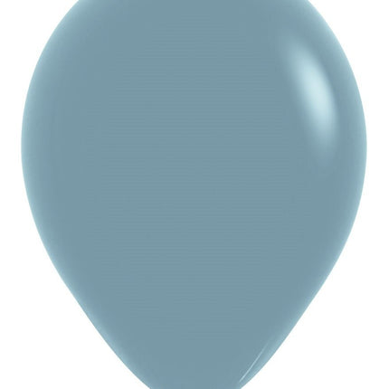 Ballonnen Pastel Dusk Blue 30cm 12st van Sempertex koop je bij Partywinkel