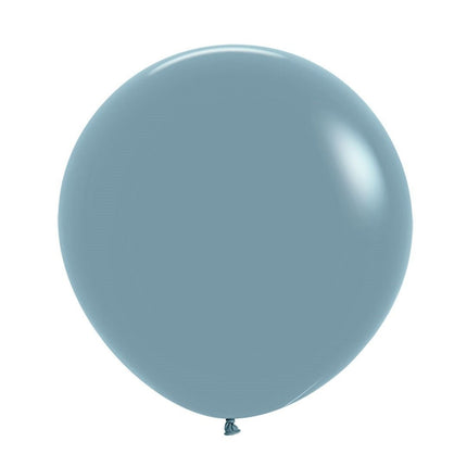 Ballonnen Pastel Dusk Blue 61cm 10st van Sempertex koop je bij Partywinkel