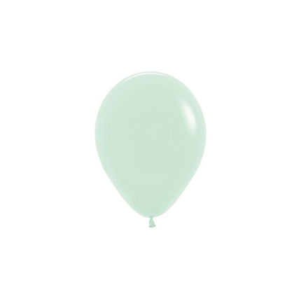Ballonnen Pastel Matte Green 12cm 50st van Sempertex koop je bij Partywinkel