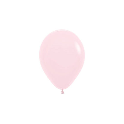 Ballonnen Pastel Matte Pink 12cm 50st van Sempertex koop je bij Partywinkel