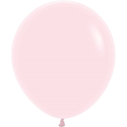 Ballonnen Pastel Matte Pink 45cm 25st van Sempertex koop je bij Partywinkel