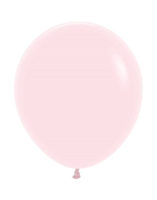 Ballonnen Pastel Matte Pink 45cm 25st van Sempertex koop je bij Partywinkel