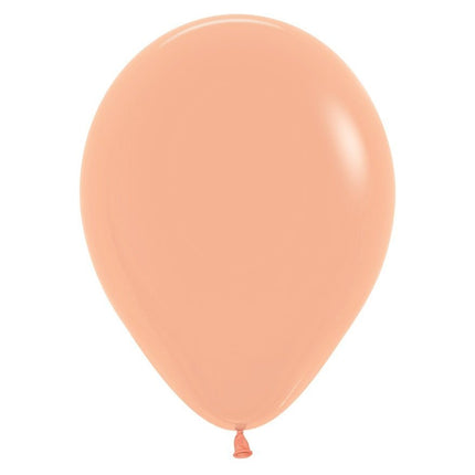 Ballonnen Peach Blush 23cm 50st van Sempertex koop je bij Partywinkel