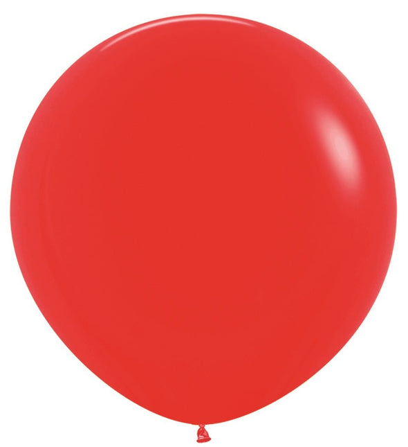 Ballonnen Red 91cm 10st van Sempertex koop je bij Partywinkel