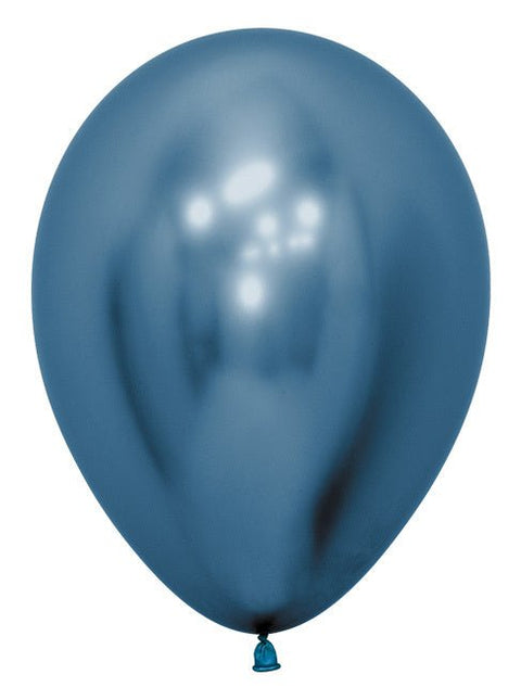 Ballonnen Reflex Blue 30cm 50st van Sempertex koop je bij Partywinkel