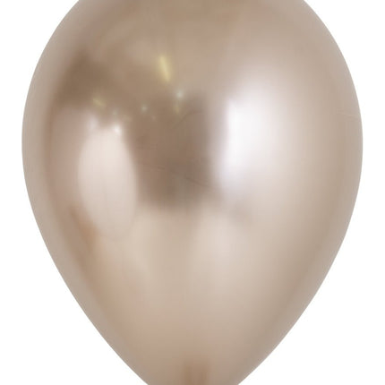 Ballonnen Reflex Champagne 30cm 50st van Sempertex koop je bij Partywinkel