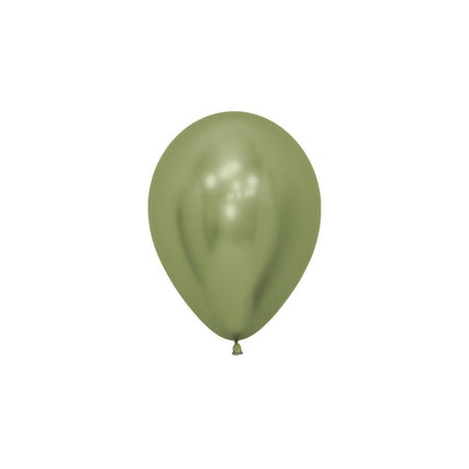 Ballonnen Reflex Lime Green 12cm 50st van Sempertex koop je bij Partywinkel