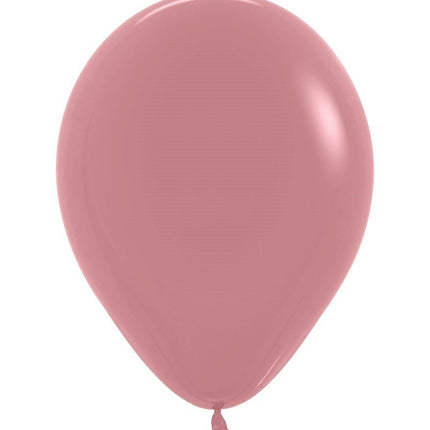 Ballonnen Rosewood 25cm 100st van Sempertex koop je bij Partywinkel