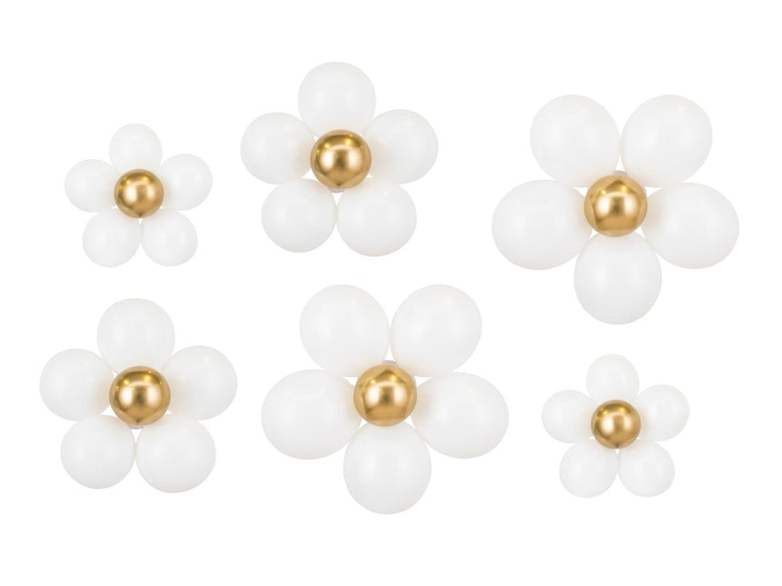 Ballonnen Set Bloemen 6st van Partydeco koop je bij Partywinkel