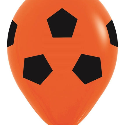 Ballonnen Soccerball Mix 30cm 25st van Sempertex koop je bij Partywinkel