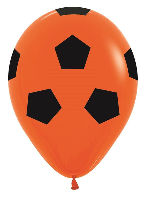 Ballonnen Soccerball Mix 30cm 25st van Sempertex koop je bij Partywinkel