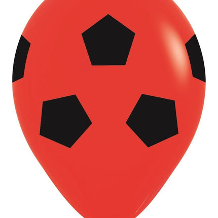 Ballonnen Soccerball Mix 30cm 25st van Sempertex koop je bij Partywinkel