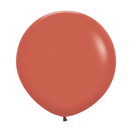 Ballonnen Terracotta 61cm 10st van Sempertex koop je bij Partywinkel