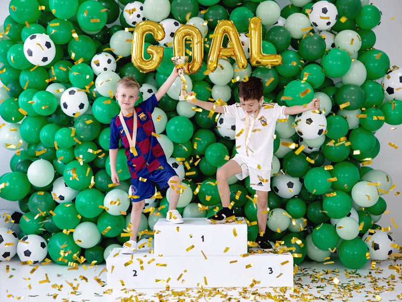 Ballonnen Voetbal 30cm 6st van Partydeco koop je bij Partywinkel
