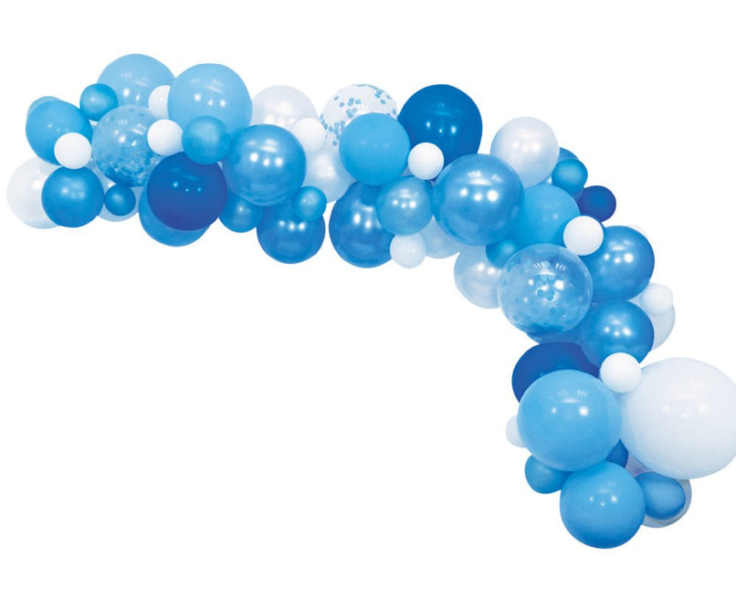 Ballonnenboog Zelf Maken Set Blauw 4m van WeFiesta koop je bij Partywinkel