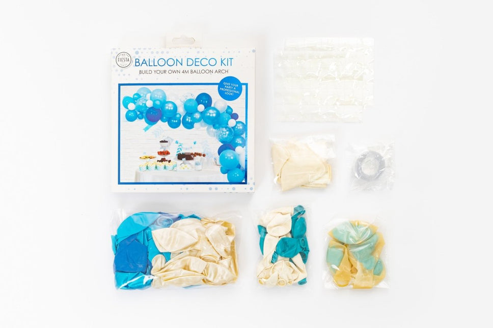 Ballonnenboog Zelf Maken Set Blauw 4m van WeFiesta koop je bij Partywinkel