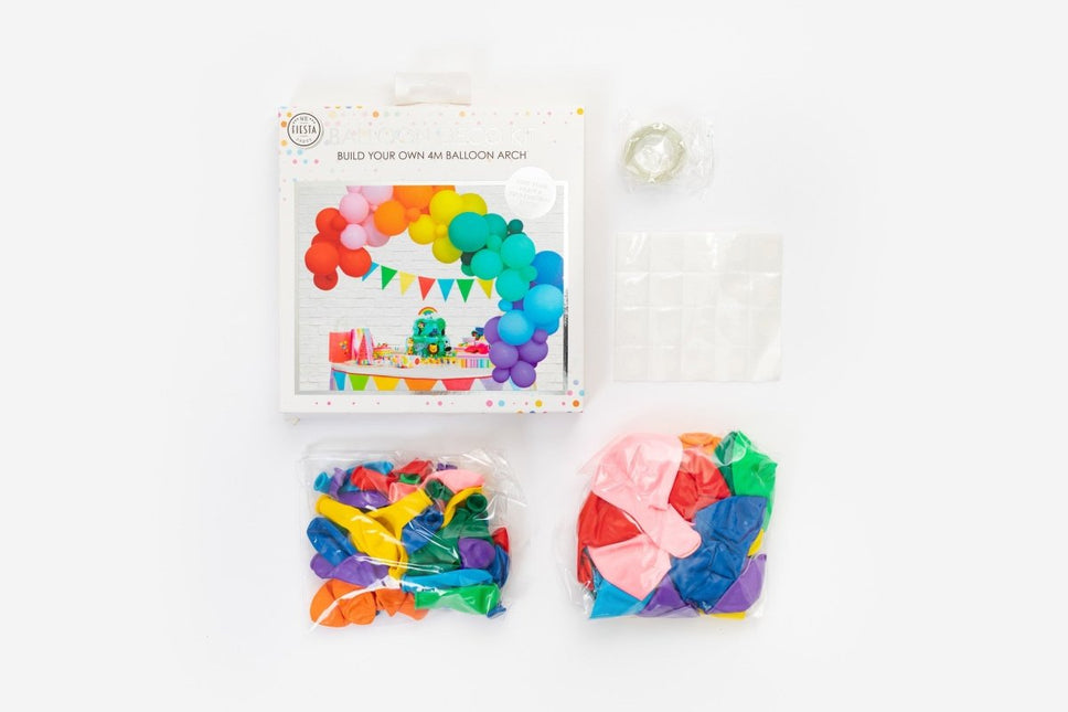 Ballonnenboog Zelf Maken Set Regenboog 4m van WeFiesta koop je bij Partywinkel